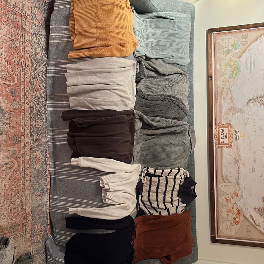 Bundle of sweaters